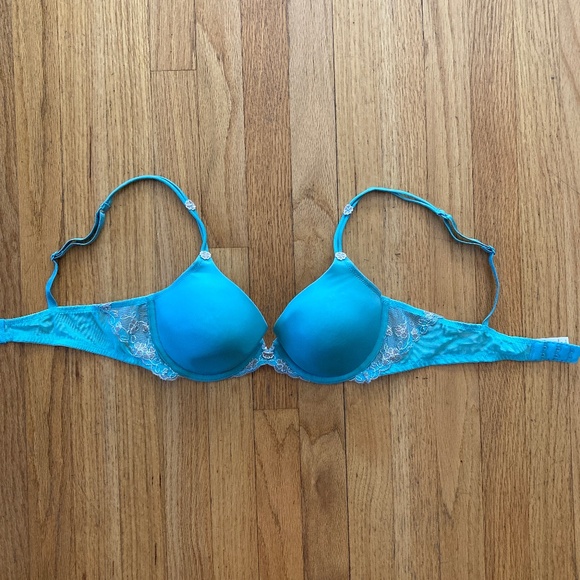 3/$15 Victoria's Secret Angels Turquoise Lined IPEX Bra.  34B, Full Coverage - Picture 1 of 8